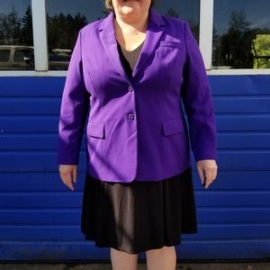 Simply Be 22 purple blazer